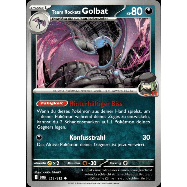 Team Rockets Golbat 121/182