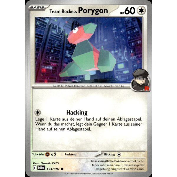 Team Rockets Porygon 153/182