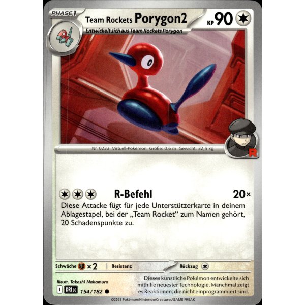 Team Rockets Porygon2 154/182