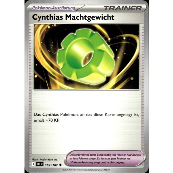 Cynthias Machtgewicht 162/182