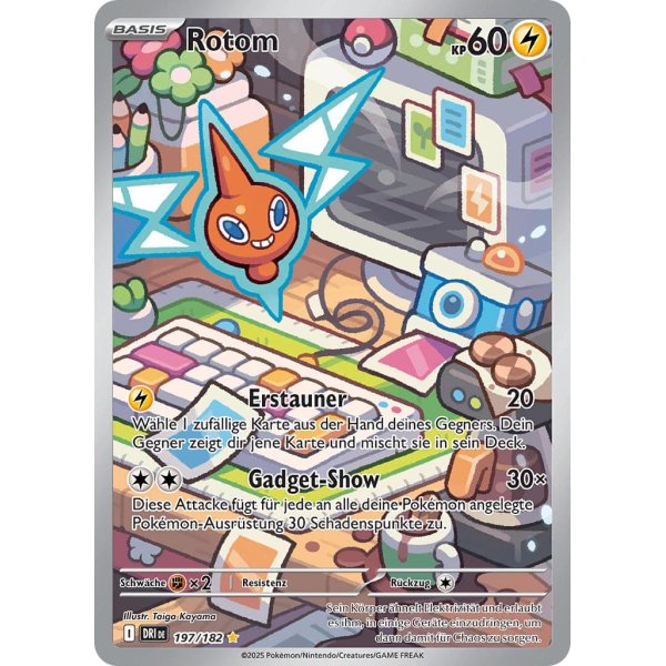 Rotom 197/182 Illustration Rare