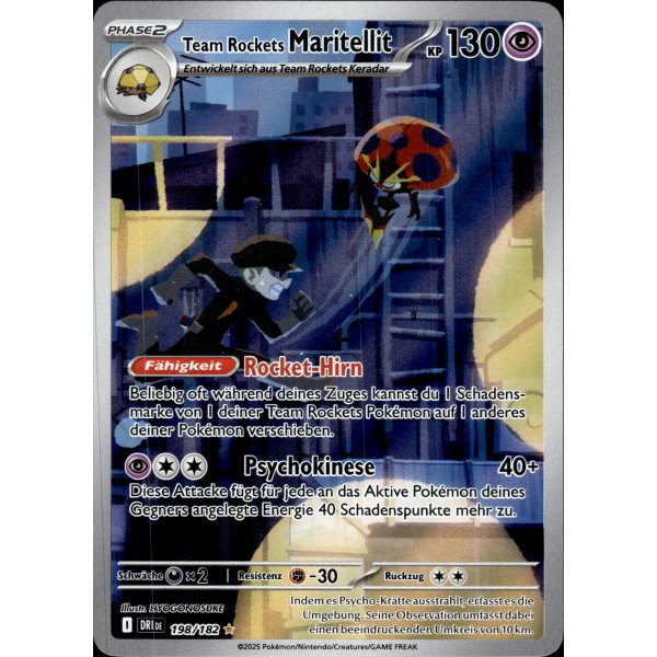 Team Rockets Maritellit 198/182 Illustration Rare