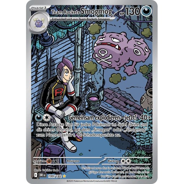 Team Rockets Smogmog 199/182 Illustration Rare