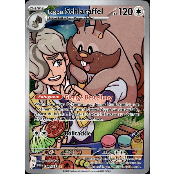 Peppers Schlaraffel 205/182 Illustration Rare