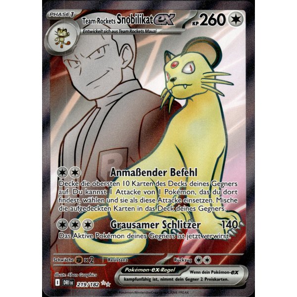 Team Rockets Snobilikat-ex 219/182