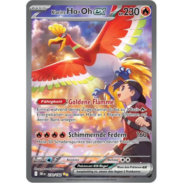 Klarins Ho-Oh-ex 230/182 Special Illustration Rare