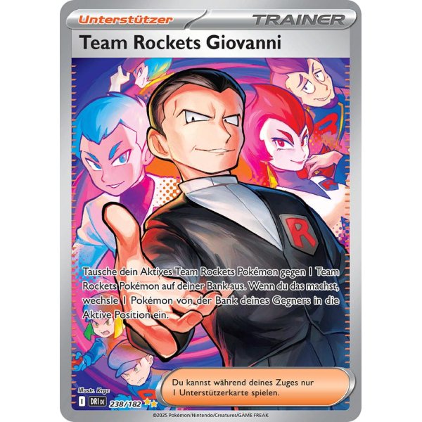 Team Rockets Giovanni 238/182 Special Illustration Rare