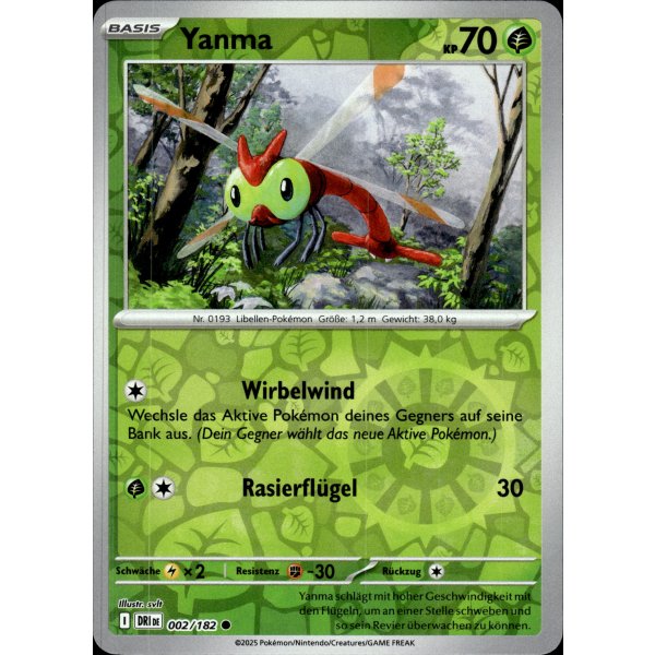 Yanma 002/182 REVERSE HOLO