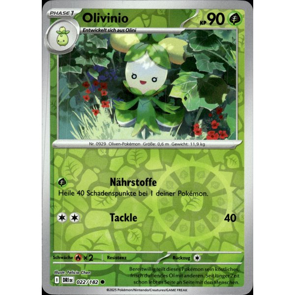 Olivinio 022/182 REVERSE HOLO