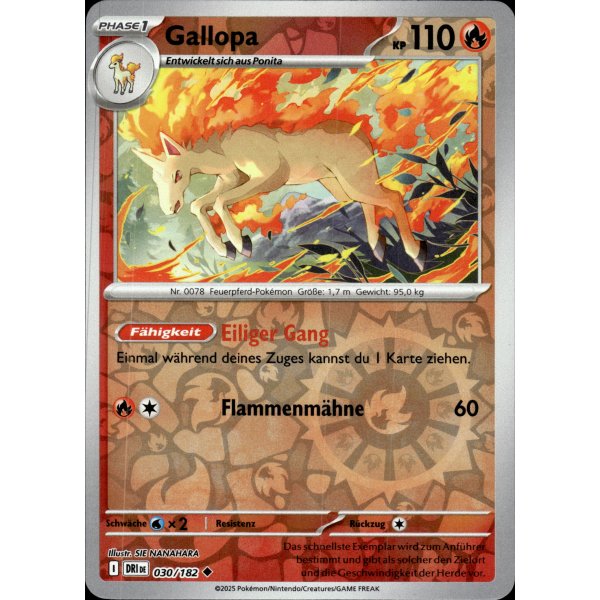 Gallopa 030/182 REVERSE HOLO