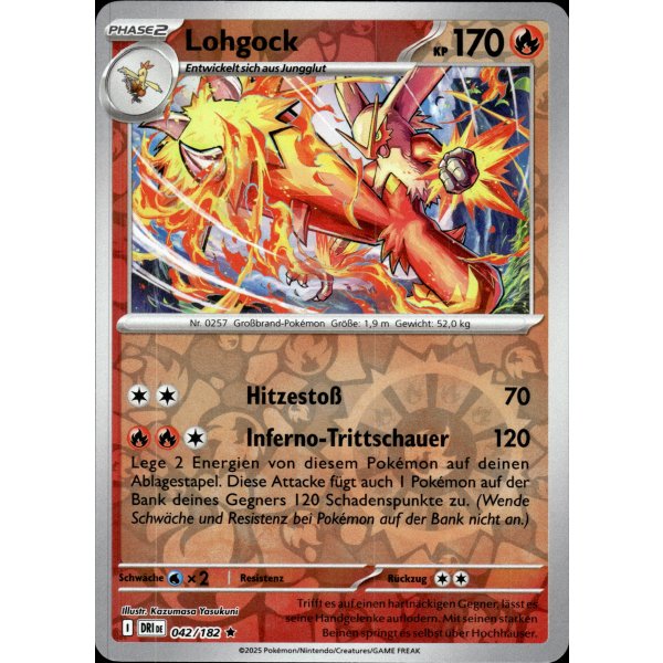 Lohgock 042/182 Holo REVERSE HOLO