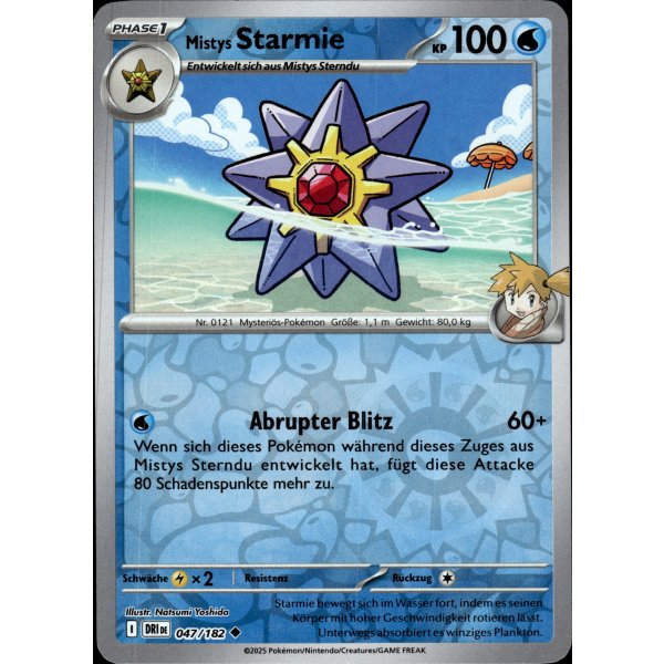 Mistys Starmie 047/182 REVERSE HOLO