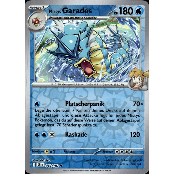 Mistys Garados 049/182 Holo REVERSE HOLO