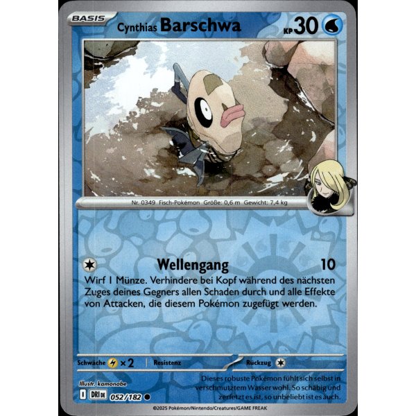 Cynthias Barschwa 052/182 REVERSE HOLO