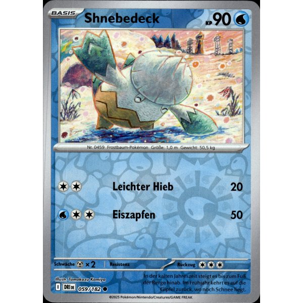 Shnebedeck 059/182 REVERSE HOLO