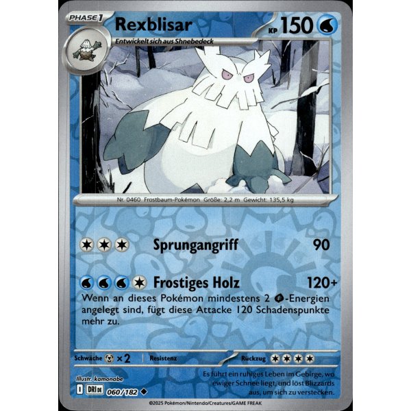 Rexblisar 060/182 REVERSE HOLO