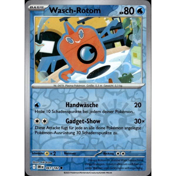 Wasch-Rotom 061/182 REVERSE HOLO