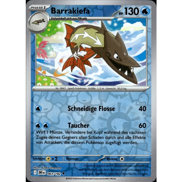 Barrakiefa 063/182 REVERSE HOLO