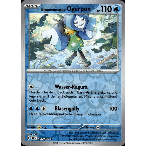 Brunnenmaske-Ogerpon 067/182 REVERSE HOLO