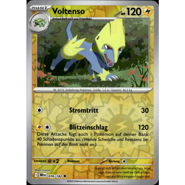 Voltenso 076/182 REVERSE HOLO