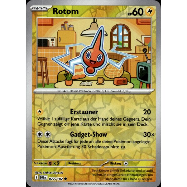 Rotom 077/182 REVERSE HOLO