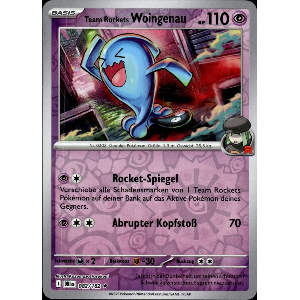 Team Rockets Woingenau 082/182 Holo REVERSE HOLO