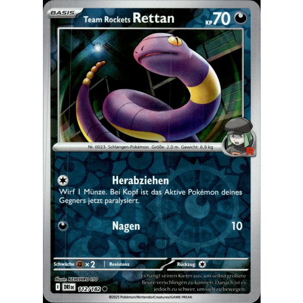 Team Rockets Rettan 112/182 REVERSE HOLO