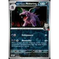 Team Rockets Nidorino 118/182 REVERSE HOLO