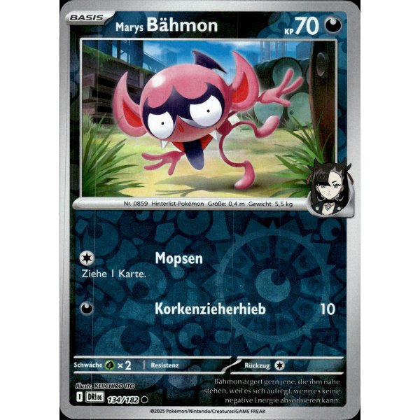 Marys B&auml;hmon 134/182 REVERSE HOLO