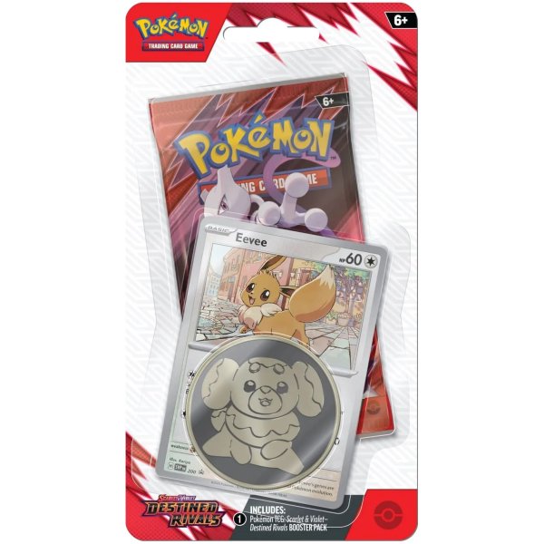 Scarlet &amp; Violet Destined Rivals Checklane Blister - Eevee (englisch)