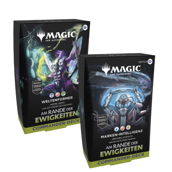 Am Rande der Ewigkeiten alle 2 Commander Decks (deutsch)