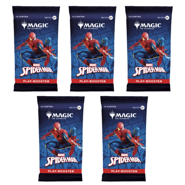 Marvels Spider-Man - 5x Play Booster (deutsch)
