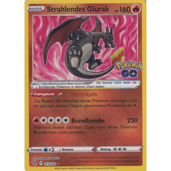 Strahlendes Glurak 011/078 Deutsch