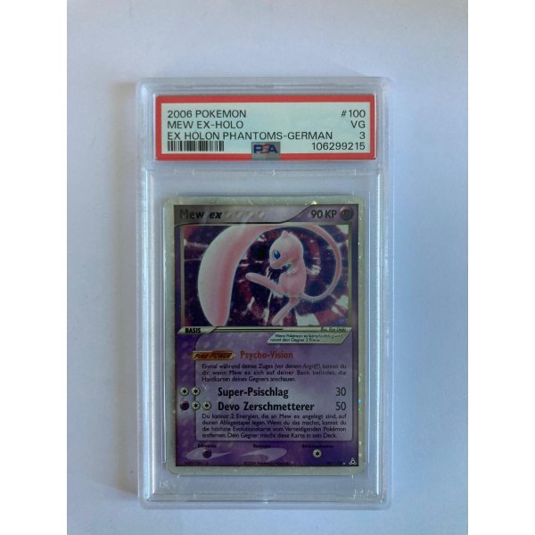 2006 MEW EX EX HOLON PHANTOMS VG 3 PSA 3 100/110