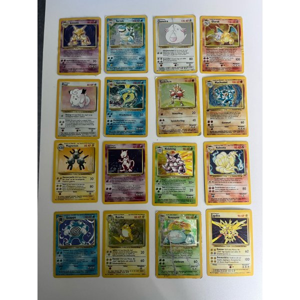 Pokemon Basis Set komplett 102/102 Deutsch