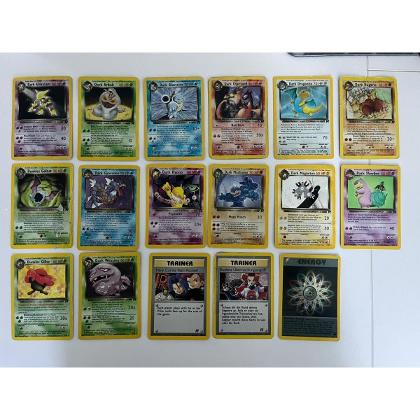 Pokemon Rocket Set komplett 083/082 deutsch/englisch