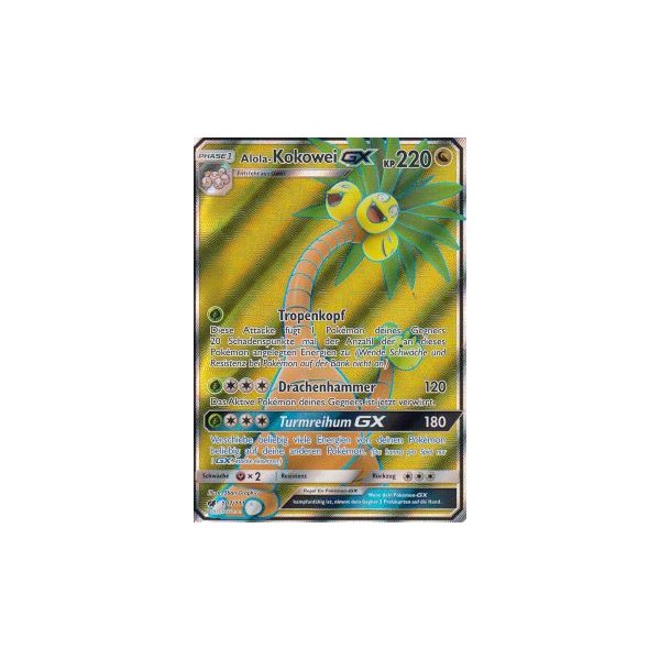Alola-Kokowei-GX 107/111 FULLART Deutsch