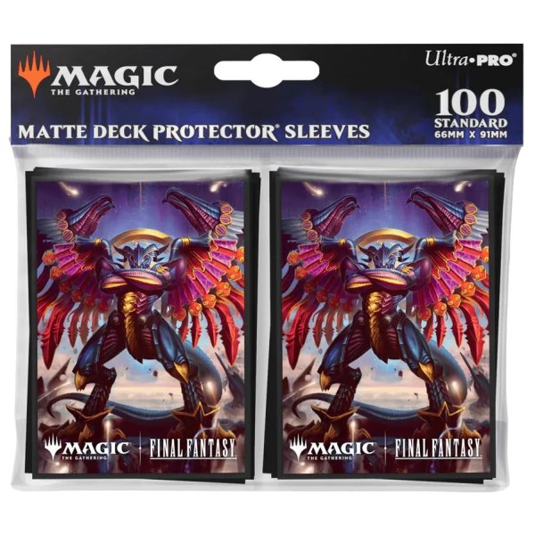 Ultra Pro - Final Fantasy Matte Deck Protector Sleeves - Bahamut (100 Kartenh&uuml;llen)