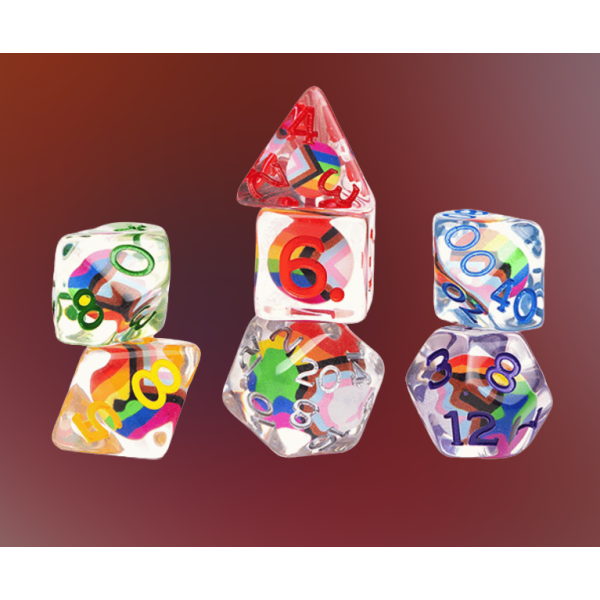 Dungeons &amp; Dragons: Progress Pride Dice Set