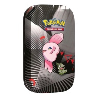 Scarlet & Violet Black Bolt & White Flare Axew & Alomomola Mini Tin (englisch)