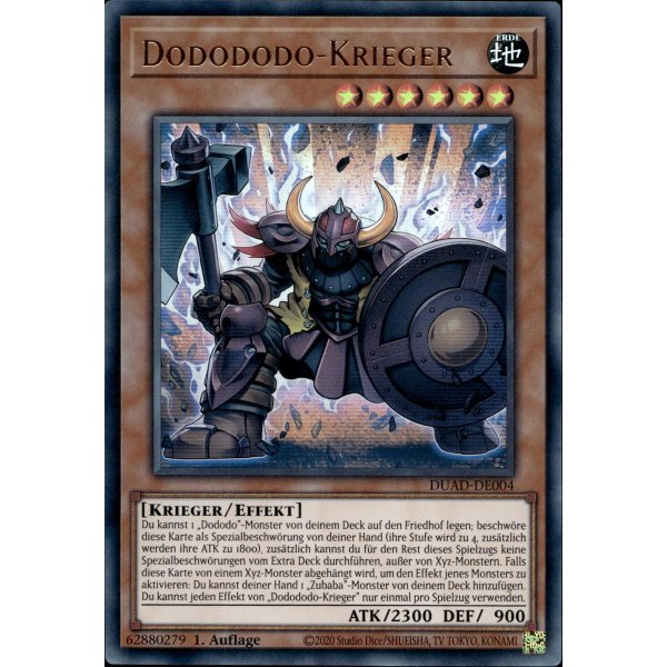 Dodododo-Krieger DUAD-DE004 (Ultra Rare)