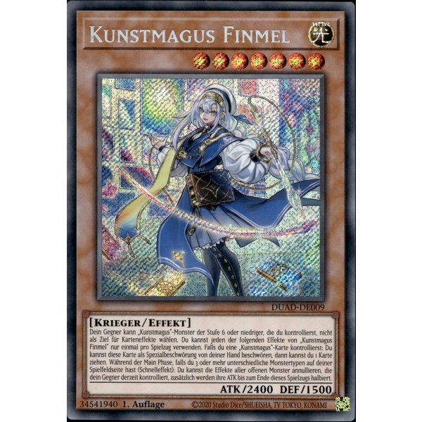 Kunstmagus Finmel DUAD-DE009 (Secret Rare)