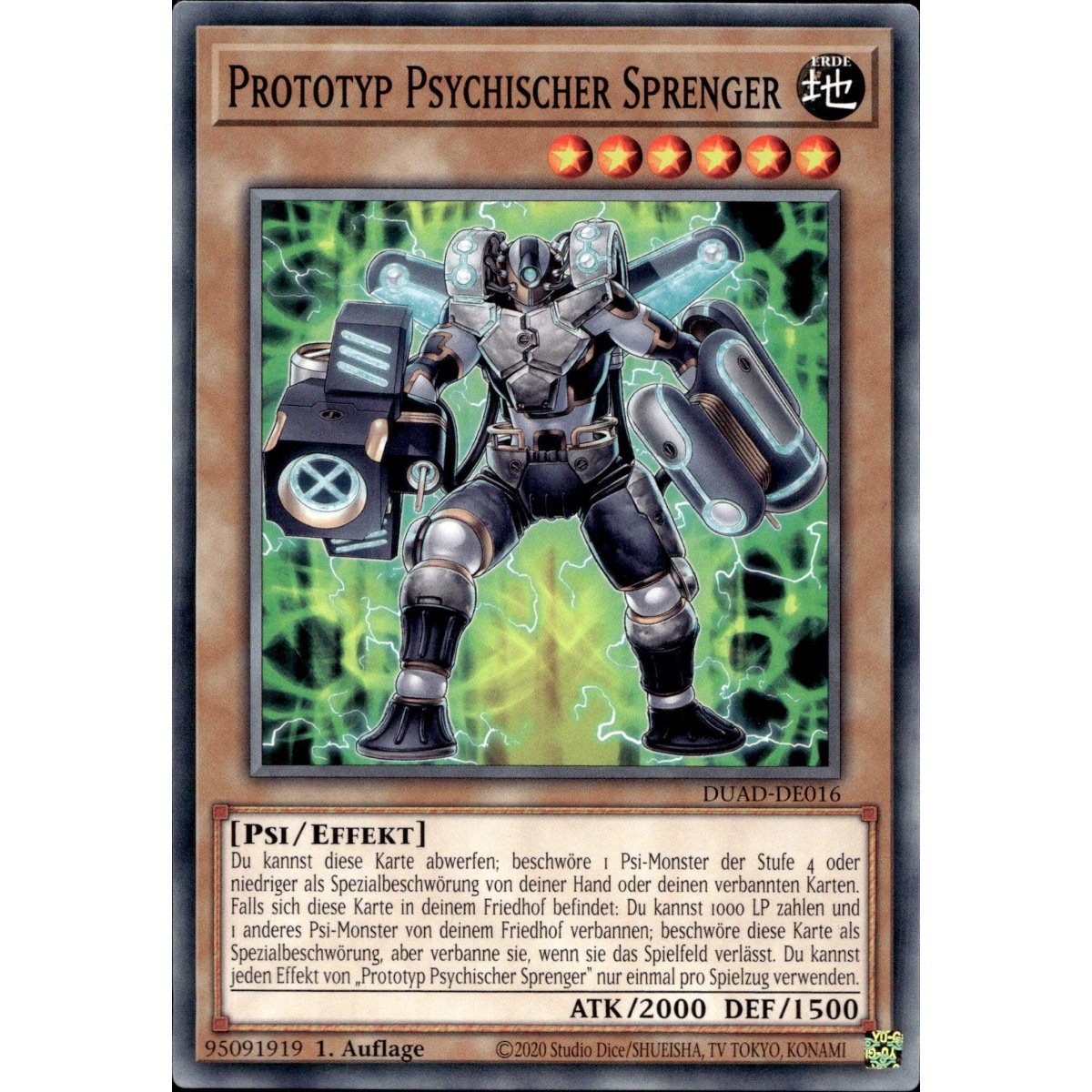 Yu-Gi-Oh! Einzelkarte: Psychischer Sprenger MK-II Super Rare Deutsch – Aus Duelist's Advance Yu-Gi-Oh! Einzelkarte: Psychischer Sprenger MK-II Super Rare Deutsch – Aus Duelist's Advance