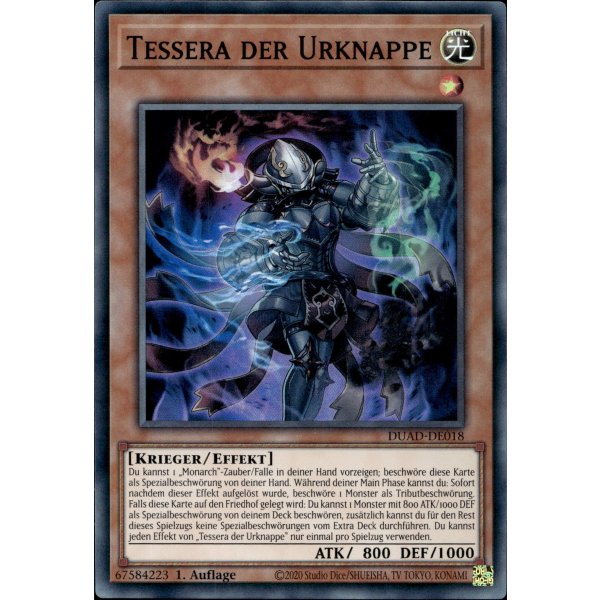 Tessera der Urknappe DUAD-DE018
