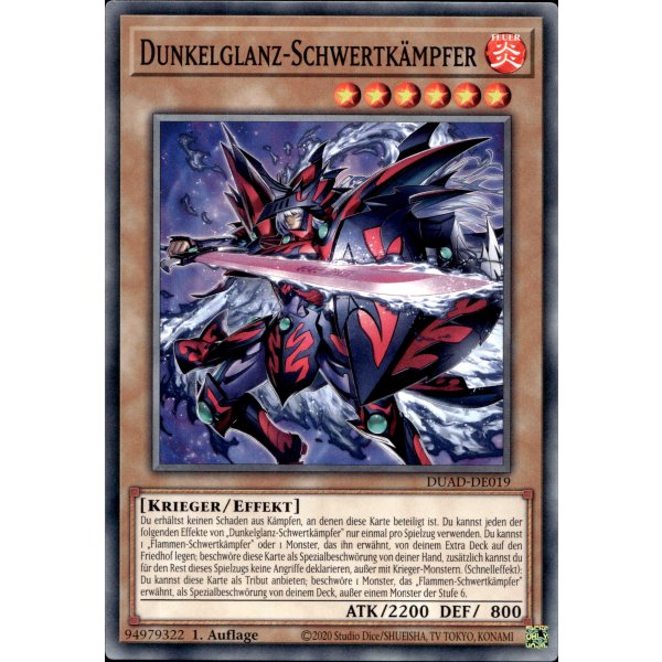 Dunkelglanz-Schwertk&auml;mpfer DUAD-DE019