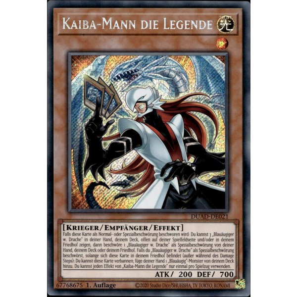 Kaiba-Mann die Legende DUAD-DE021 (Secret Rare)