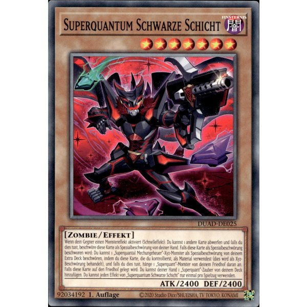 Superquantum Schwarze Schicht DUAD-DE025
