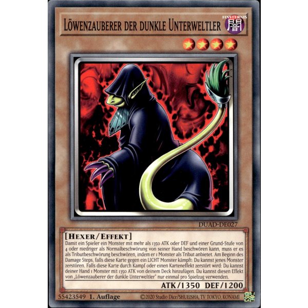 L&ouml;wenzauberer der dunkle Unterweltler DUAD-DE027