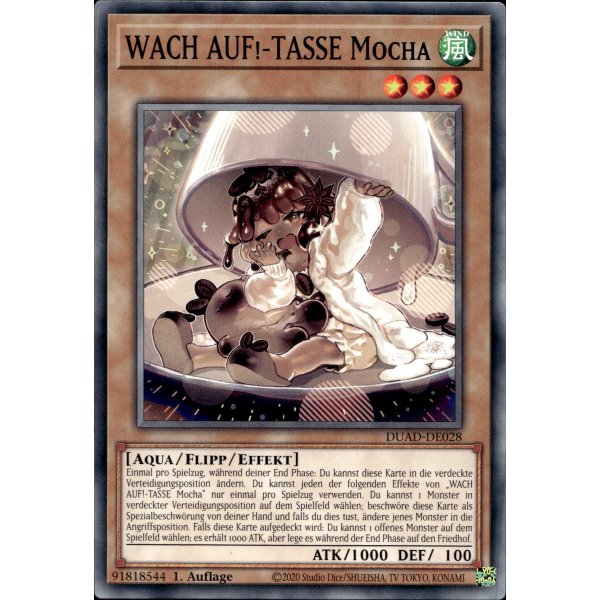 WACH AUF!-TASSE Mocha DUAD-DE028