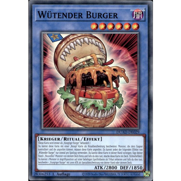 W&uuml;tender Burger DUAD-DE029
